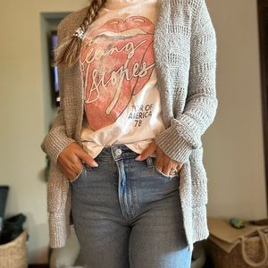 Grey Abercrombie Cardigan